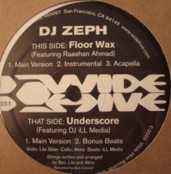 画像1: DJ Zeph - Floor Wax/Underscore  12"