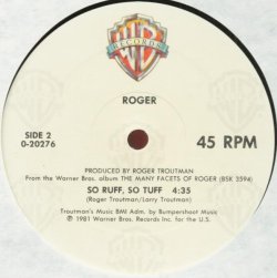 画像3: Roger - Girl, Cut It Out (Extended Mix feat:Shirley Murdock)/So Ruff, So Tuff  12"