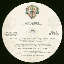 画像1: Jeff Lorber feat:Karyn White - Facts Of Love (Fact #1 6:44)  12"