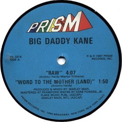 画像1: Big Daddy Kane - Raw/Word To The Mother (Land)  12"
