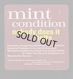 画像2: Mint Condition - Nobody Does It Betta  12"
