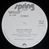 Fatback - Let's Do It Again  12"