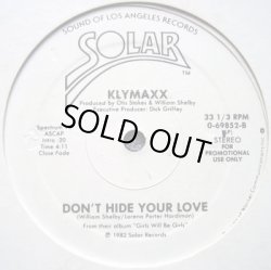 画像1: Klymaxx - Heartbreaker (I'm Such A Mess) / Don't Hide Your Love  12"