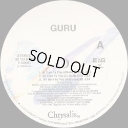 画像1: Guru - No Time To Play/Trust Me  12"  