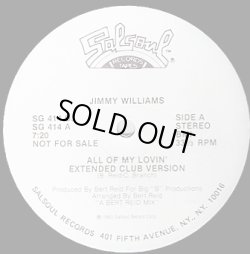 画像1: Jimmy Williams - All Of My Lovin'  12"