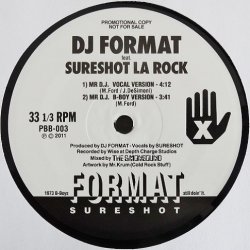 画像2: DJ Format Feat Sureshot La Rock	 - Mr D.J./Dope Pusher  12" 