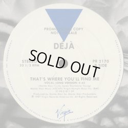 画像2: Deja (Aurra) - That's Where You'll Find Me  12"