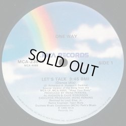 画像2: One Way - Let's Talk  12"