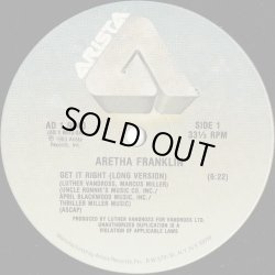 画像1: Aretha Franklin - Get It Right  12"