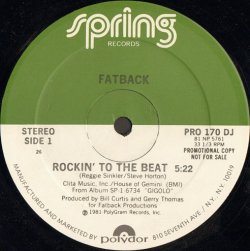 画像1: Fatback - Rockin' To The Beat  12"