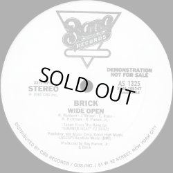 画像1: Brick - Wide Open/Sure Feels Good  12" 