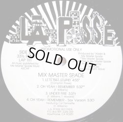 画像2: Mix Master Spade - It's The Mix Master/Sexy Lady/Let's Get Stupid/Oh Yeah, I Remember/Under Fire  EP