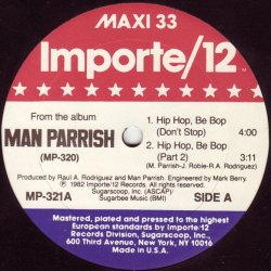 画像1: Man Parrish - Hip Hop Be Bop  12" 