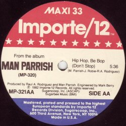 画像2: Man Parrish - Hip Hop Be Bop  12" 