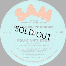 画像1: David McPherson - You Can't Stop！ 12"