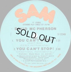 画像2: David McPherson - You Can't Stop！ 12"