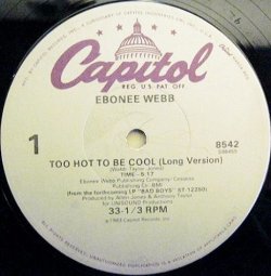 画像1: Ebonee Webb - Too Hot To Be Cool/Throw Down  12"