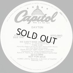 画像1: Dayton - We Can't Miss (Album Vers 4:46/Single Vers 3:48)  12"