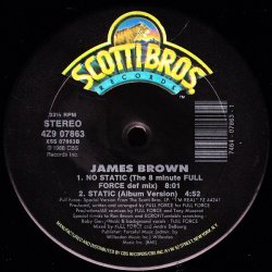 画像2: James Brown - Static/Godfather Runnin' The Joint/No Static  12"