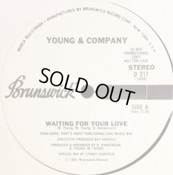 画像1: Young & Company - Waiting On Your Love 12"