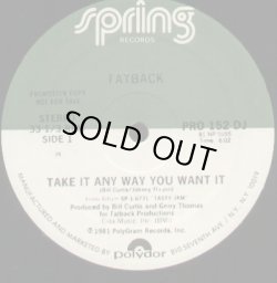 画像1: Fatback - Take It Any Way You Want It 12"