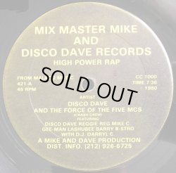 画像1: Disco Dave And The Force Of The 5 MCs (Crash Crew) - High Power Rap  12" 