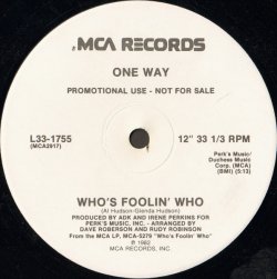 画像1: One Way - Who's Foolin' Who 12"