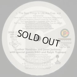 画像3: Luther + Janet + BBD + Ralph Tresvant - The Best Things In Life Are Free  12"