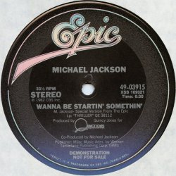 画像1: Michael Jackson - Wanna Be Startin' Somethin' 12"
