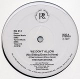 The Invitations - We Don't Allow (No Sitting Down In Here)/Funky Road  12"
