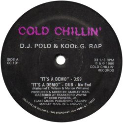 画像1: D.J. Polo & Kool G. Rap - It's A Demo/I'm Fly  12"