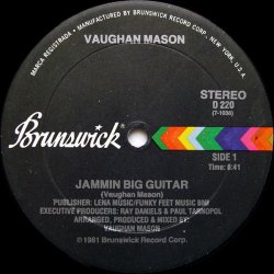 画像1: Vaughan Mason - Jammin Big Guitar/Rockin Big Guitar (Inst)  12"