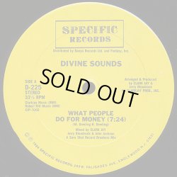画像1: Divine Sounds - What People Do For Money/Dollar Bill Dub Dub  12"