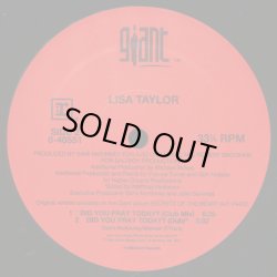 画像2: Lisa Taylor - Did You Pray Today ? 12"