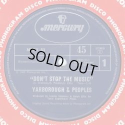 画像1: Yarbrough & Peoples - Don't Stop The Music/You're My Song 12"