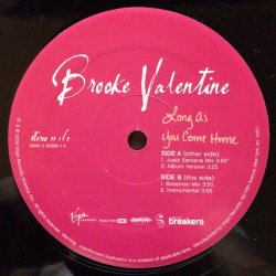画像3: Brooke Valentine - Long As You Come Home  12"