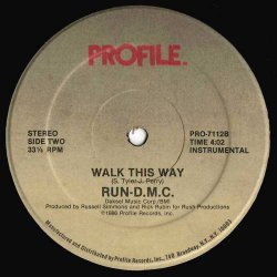 画像2: Run-D.M.C. - Walk This Way (5:11/Radio Edit 4:38)  12"