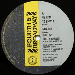画像1: Nuance Featuring Vikki Love - Take A Chance  12"