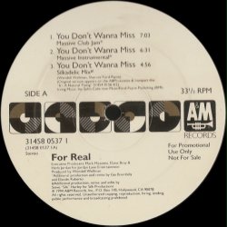 画像1: For Real - You Don't Wanna Miss 12"