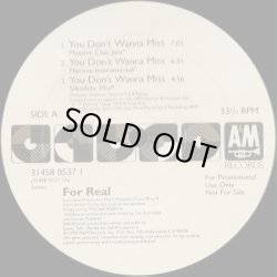 画像1: For Real - You Don't Wanna Miss 12"