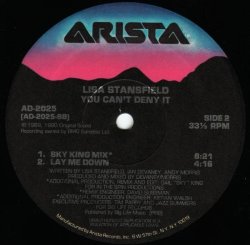 画像2: Lisa Stansfield - You Can't Deny It/Lay Me Down   12"