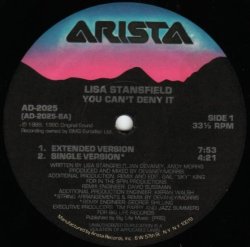 画像1: Lisa Stansfield - You Can't Deny It/Lay Me Down   12"