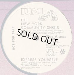 画像1: The New York Community Choir - Express Yourself/Have A Good Time  12"