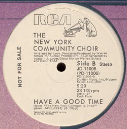 画像2: The New York Community Choir - Express Yourself/Have A Good Time  12"