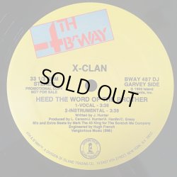 画像1: X-Clan - Heed The Word Of The Brother/Raise The Flag 12"