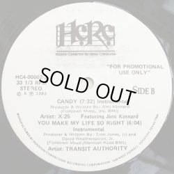 画像2: X-25 Featuring Jimi Kinnard/Transit Authority - Candy/You Make My Life So Right   12" 