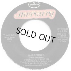 画像1: Swing Out Sister - Surrender (3:54)/Who's To Blame  7"