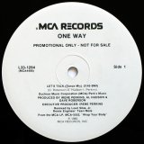 One Way - Let's Talk  12"