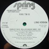 King Tim III  (extended member of Fatback) - Charley Says ! (Roller Boogie Baby)  12"