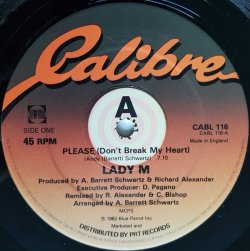 画像1: Lady M - Please (Don't Break My Heart)  12"